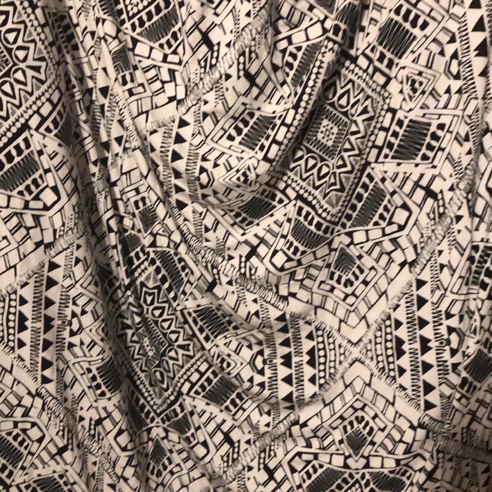 Black and white skirt